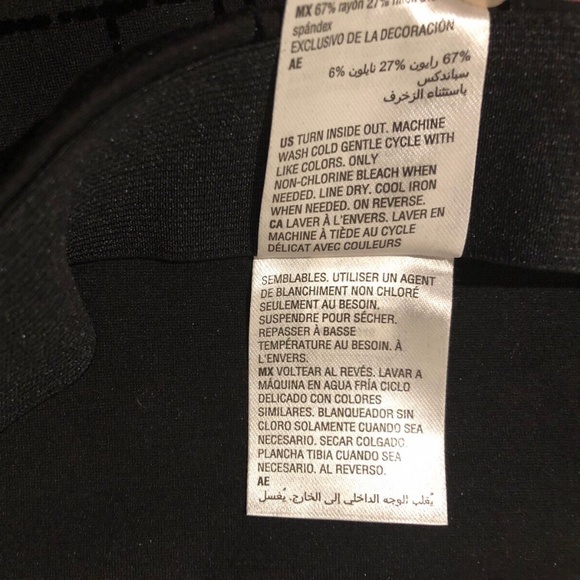 (NWT) Alfani Women's Black Flocked Grid-Print Skinny Pants Plus Size 24W - Picture 12 of 12